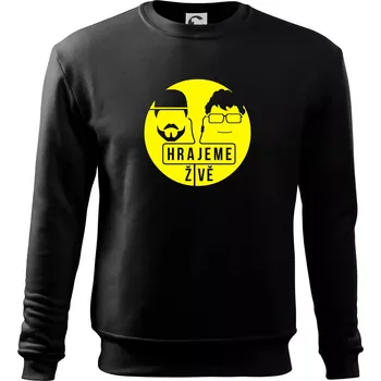 Chlapecké tričko Vortex hrajeme živě - Mikina Essential dětská - 158 cm/12 let ( Černá )