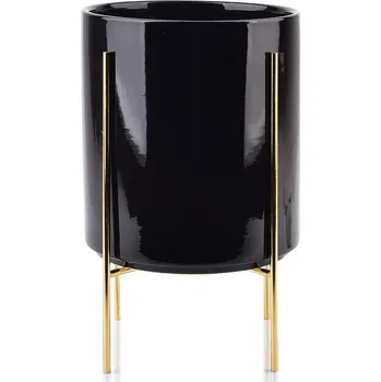 Obal na květináč Květináč / květináč NEVA BLACK 17,8 cm