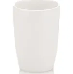 KELA NATURA keramický hrnek do koupelny BÍLÝ