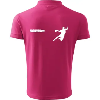 Pánská košile Handball sport - Polokošile pánská Pique Polo 203 - XL ( Purpurová )