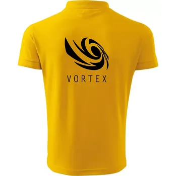 Pánská košile Vortex logo jednobarevné - Polokošile pánská Pique Polo 203 - 3XL ( Žlutá )