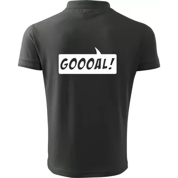 Pánská košile Goooal - Polokošile pánská Pique Polo 203 - 4XL ( Tmavá břidlice (šedá se zeleným nádechem) )