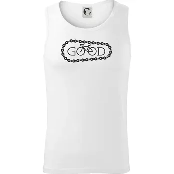 Good cyklista - Tílko pánské Core - 2XL ( Bílá )