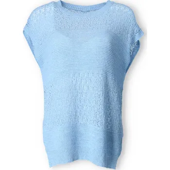 Úpletová vesta SEVENDAY 200 barva: modrá džínová