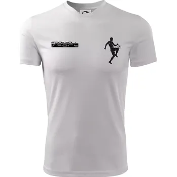 Chlapecké oblečení Football sport - Dětské triko sportovní (dresovina) - 158 cm/12 let ( Bílá )