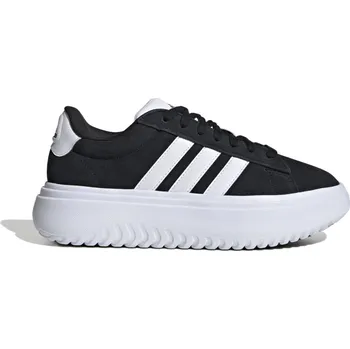 Dámské tenisky Dámské boty ADIDAS GRAND COURT PLATFORM SUEDE IE1102 – Černá 40 2/3