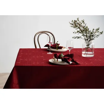 ubrus Damaškový ubrus na stůl SODAHL DAMASK STAR 140 x 370 cm