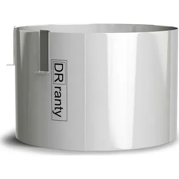 Okrajovač na dort / nastavitelný cukrářský okrajovač z nerezové oceli DOROSIOWE OKRAJOVAČE v 14 cm průměr 15-21 cm