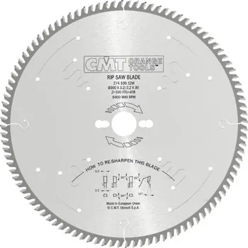 Příslušenství k pile IGM CMT C274 Xtreme Pilový kotouč pro finální řez - D250x3,2x30 Z80, C27408010M