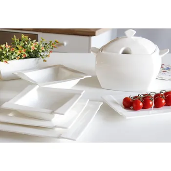 Polévková mísa AMBITION FALA / KUBIKO 4,1 l porcelánová polévková mísa