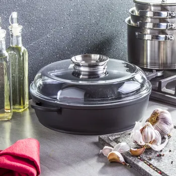 Pánev AMBITION TAURUS černá teflonová pánev 28 cm