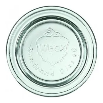 Víčko na zavařovací sklenici WECK Glass 7 cm - skleněné víčko na sklenice