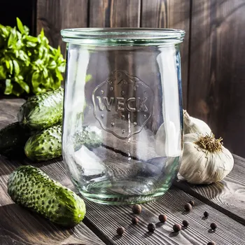 Zavařovací sklenice WECK Tulpe 1,062 l - zavařovací sklenice s víčkem