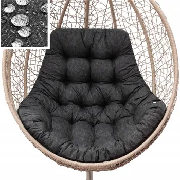 Podsedák Polštář Hobbygarden 120 x 100 x 8 cm černý