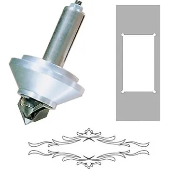 Příslušenství k nářadí IGM CMT Sada na ornamenty - fréza 3D S8mm, šablona KLASIK s rámem, CRCS-START1