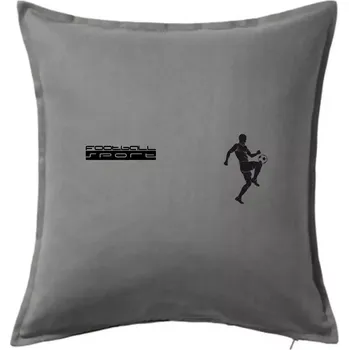 Polštář Football sport - Polštář 50x50 - 50x50 - Pouze potah ( Tmavě šedý melír )