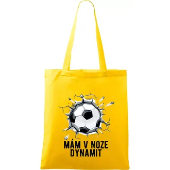 Mám v noze dynamit - Taška bavlněná - 42 x 38 cm ( Žlutá )