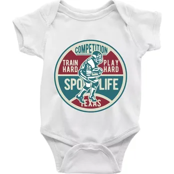 Kojenecký body Football Competition - Body kojenecké s krátkým rukávem - Krátký r. 12-18 měs ( Bílá )