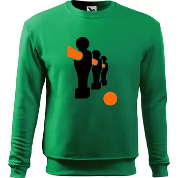Chlapecké tričko Fotbálek postavy - Mikina Essential dětská - 146 cm/10 let ( Středně zelená )