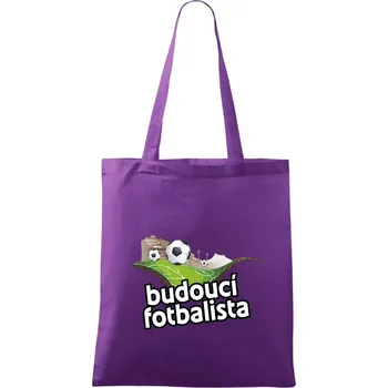 Budoucí fotbalista - Taška bavlněná - 42 x 38 cm ( Fialová )