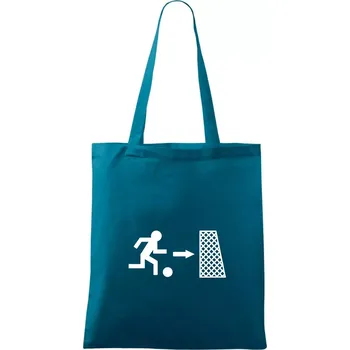 Únik fotbal - Taška bavlněná - 42 x 38 cm ( Petrolejová )