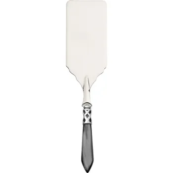 Obracečka BUGATTI Aladdin Black 28,5 cm černá - špachtle na lasagne z nerezové oceli