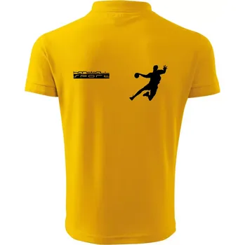 Pánská košile Handball sport - Polokošile pánská Pique Polo 203 - XL ( Žlutá )
