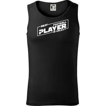 Best football player in galaxy - Tílko pánské Core - XL ( Černá )
