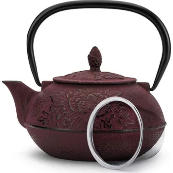 Konvice na čaj Litinová konvice s varným prvkem TAMAR PURPLE 0,9 l