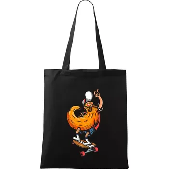 Nákupní taška Mustache board - Taška bavlněná - 42 x 38 cm ( Černá )