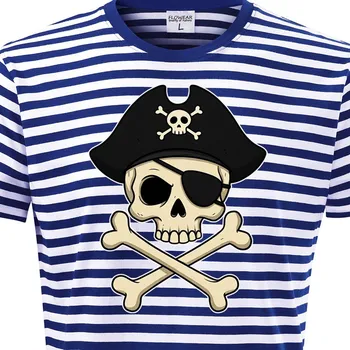 Chlapecké tričko Dětské námořnické tričko Cpt River Pirát - velikost 110