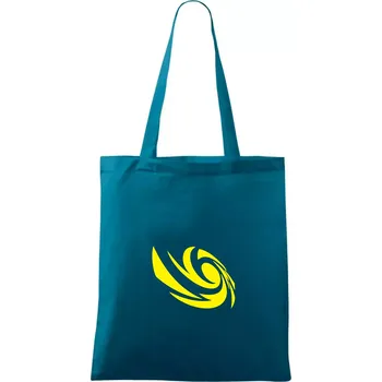 Nákupní taška Vortex logo samostatné - žluté - Taška bavlněná - 42 x 38 cm ( Petrolejová )