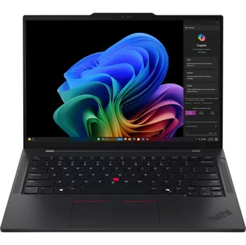 Notebook Lenovo ThinkPad T14s Gen 6 (Snapdragon) Copilot+ PC Qualcomm Snapdragon X1E-78-100 Laptop 35,6 cm (14") Dotyková obrazovka WUXGA 32 GB LPDDR5x-SDRAM 1 TB SSD Wi-Fi 7 (802.11be) Windows 11 Pro Americká angličtina Černá