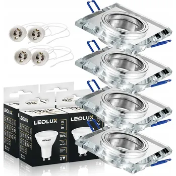 Bodové svítidlo Zápustné svítidlo LEDLUX 2,5 W GU10 9 cm zrcadlové