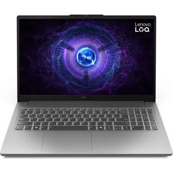 Notebook Lenovo LOQ 15IAX9E Intel® Core™ i5 i5-12450HX Laptop 39,6 cm (15.6") Full HD 16 GB DDR5-SDRAM 512 GB SSD NVIDIA GeForce RTX 2050 Wi-Fi 6 (802.11ax) Anglický Šedá