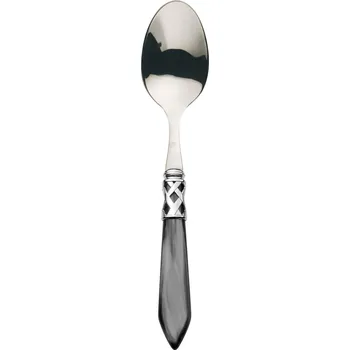 Příbor BUGATTI Aladdin Nero 16,5 cm grafit - kávová a čajová lžička z nerezové oceli