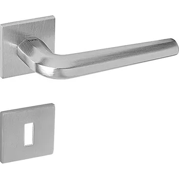 Dveřní kování Dveřní kování MP TI - Oktagon - HR 4160Q 5S (OCS - Chrom broušený), klika-klika, WC klíč, MP OCS (chrom broušený)