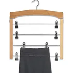 ZELLER Skirt - dřevěné ramínko na kalhoty a sukně