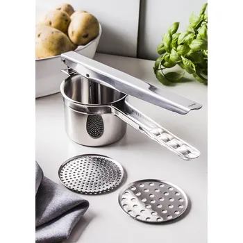 MOHA Easy Press Pro – ocelový lis na brambory