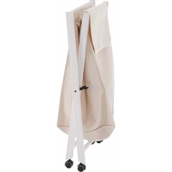 Koš na prádlo ARREDAMENTI Banny 50 x 44 cm - dřevěný skládací koš na špinavé / prádlo