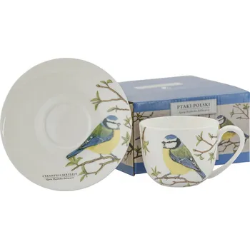 Porcelánový šálek na kávu a čaj s podšálkem BY AGATA HAJDECKA 280 ml