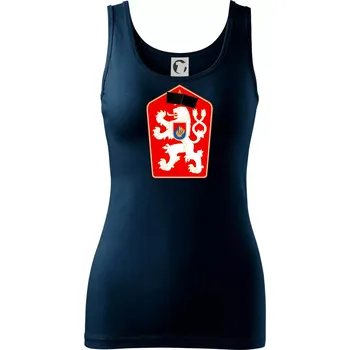 Dámské oblečení Mistrovství světa v ledním hokeji 1969 znak samostatný bez čísla - Dámské tílko - M ( Námořní modrá (velmi tmavá - téměř černá) )