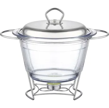 AMBITION Helios 4 l - skleněná zapékací mísa s ohříváčem