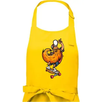 Kuchyňská zástěra Mustache board - Dámská zástěra na vaření - Univerzální velikost ( Žlutá )