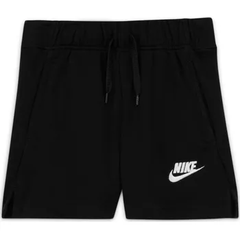 Pánské kraťasy Dívčí kraťasy Nike Sportswear Club FT 5 Short G - black/white Černý (XS)