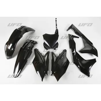 UFO sada plastů KAWASAKI KXF 250 '18-'20 (černá)