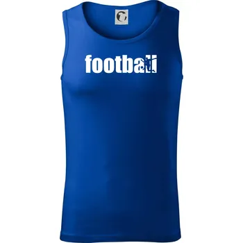 Football nápis - Tílko pánské Core - XL ( Královská modrá )