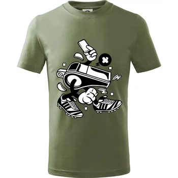 Chlapecké tričko Rozhodčí píšťalka - Tričko dětské bavlněné - 134 cm/8 let ( Khaki )