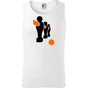 Fotbálek postavy - Tílko pánské Core - S ( Bílá )