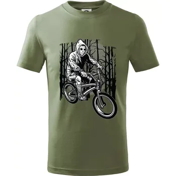 Ride Bike To Kill - Tričko dětské bavlněné - 158 cm/12 let ( Khaki )